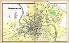 Woonsocket Town, Rhode Island State Atlas 1870